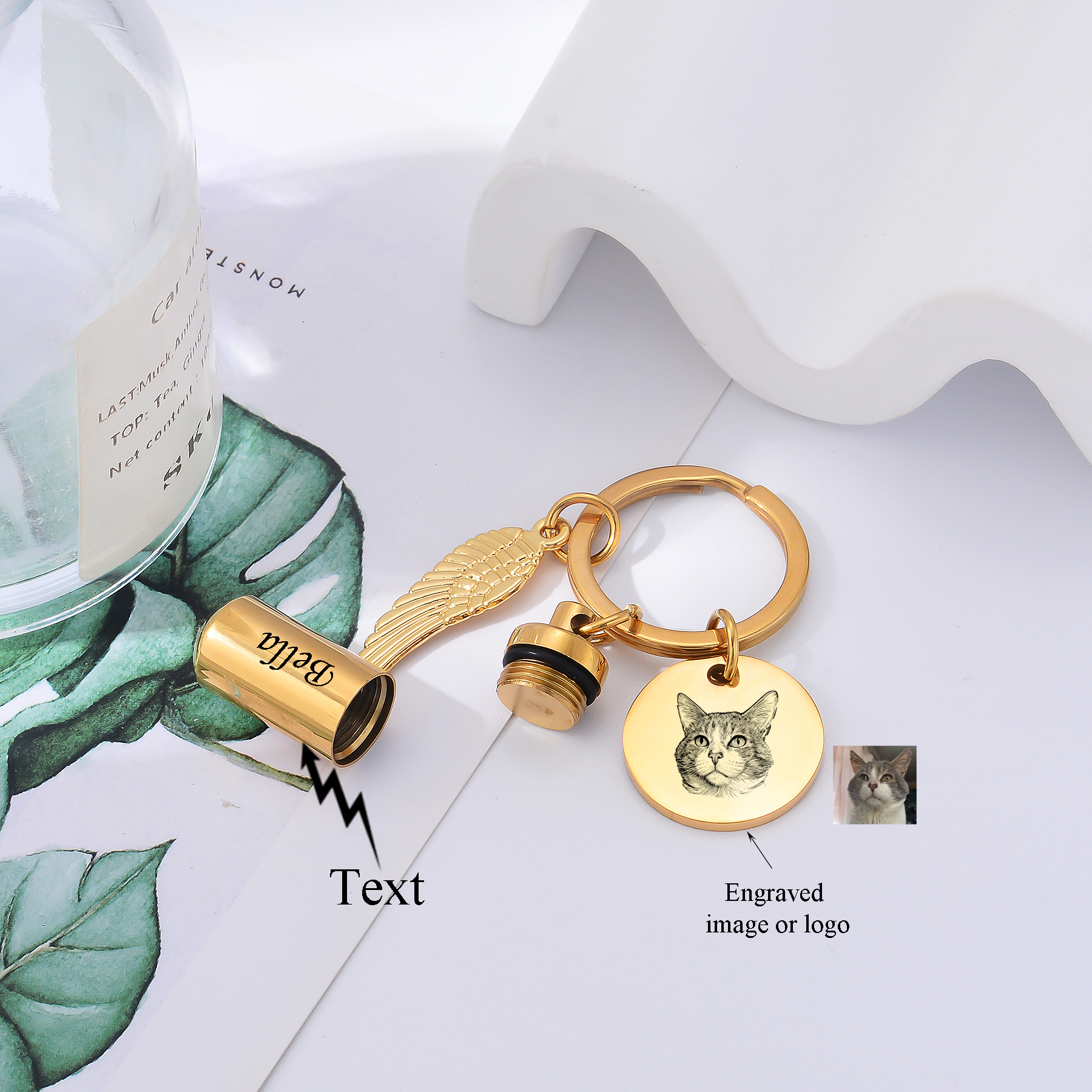 Personalized Cylinder Urn Keyc - Personal Alarm Keychain ulasan dan harga