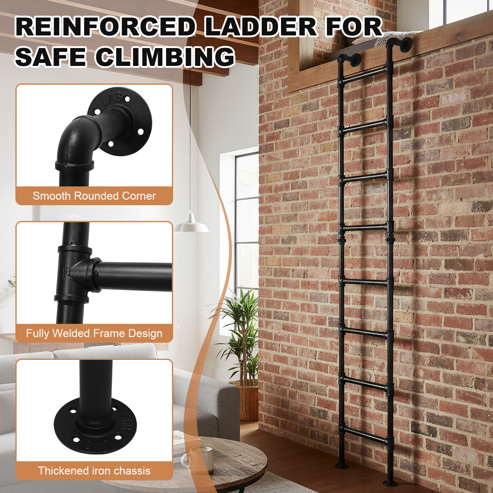 8Ft Loft Ladders Fire Escape L - Fire Escape Ladder ulasan dan harga
