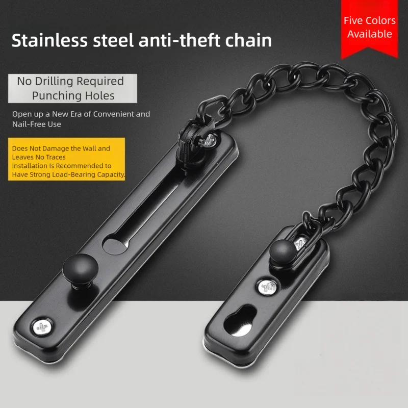 Heavy-Duty Polished Press Latc - Security Chain Door ulasan dan harga