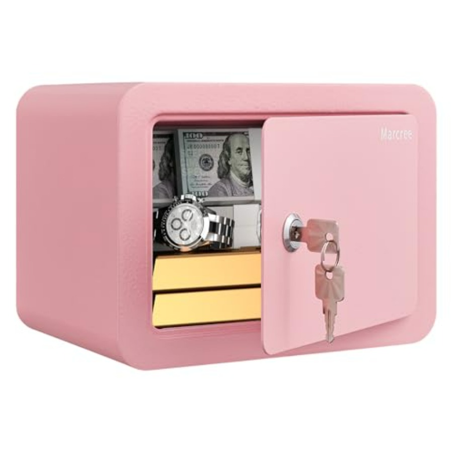 0.23 Cubic Small Safe Box for  - Lockbox Key Secure ulasan dan harga