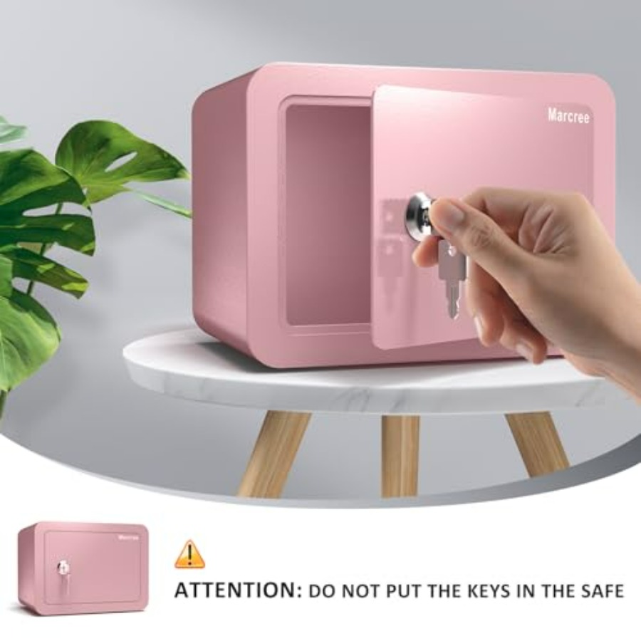 0.23 Cubic Small Safe Box for  - Lockbox Key Secure ulasan dan harga