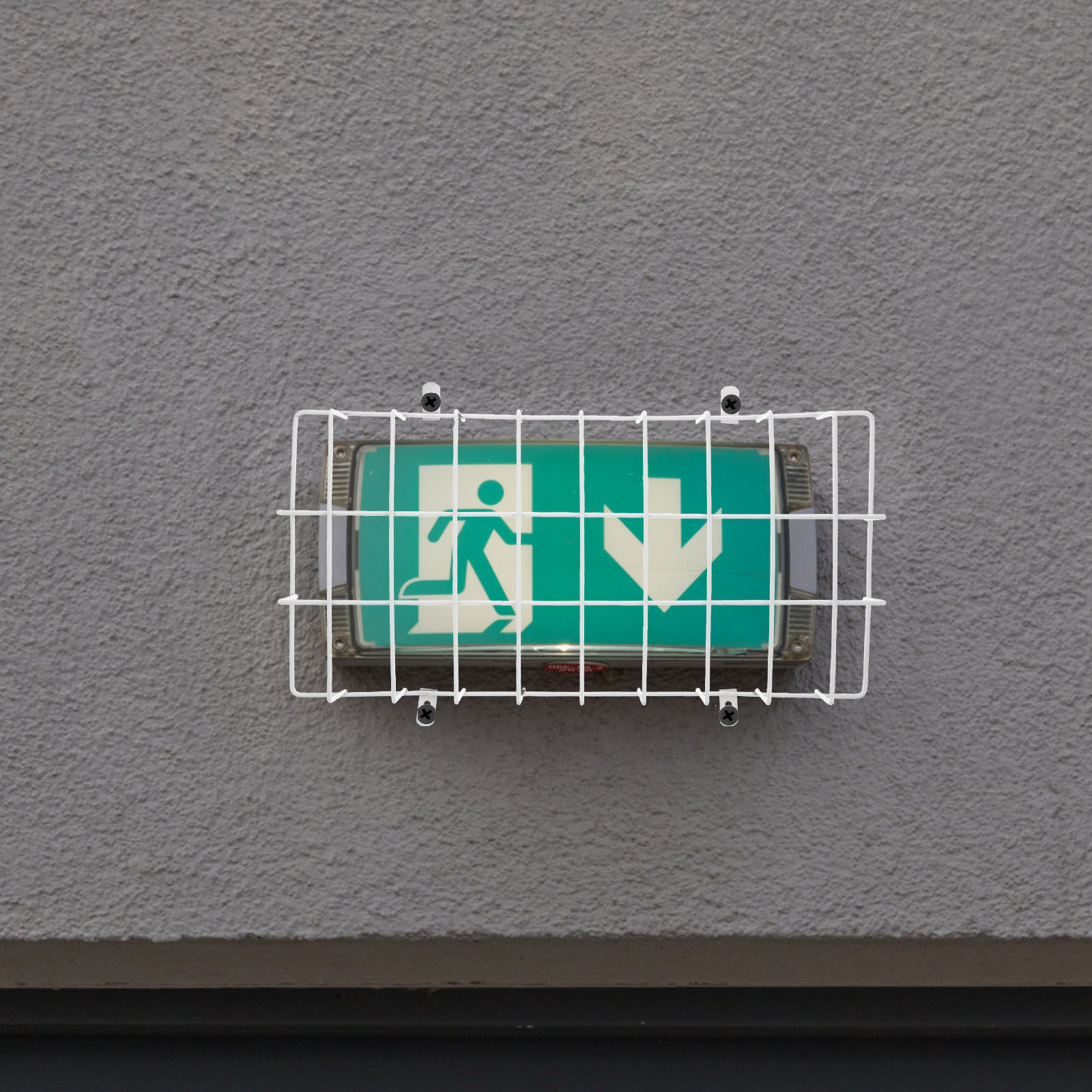Exit Sign Protective Guard Sta - Emergency Exit Sign ulasan dan harga
