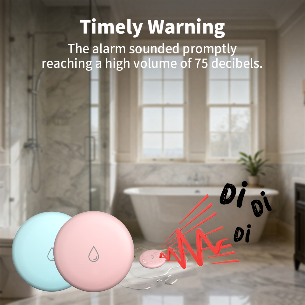 Tuya Zigbee Leakage Sensor LED - Water Alarm Sensor ulasan dan harga