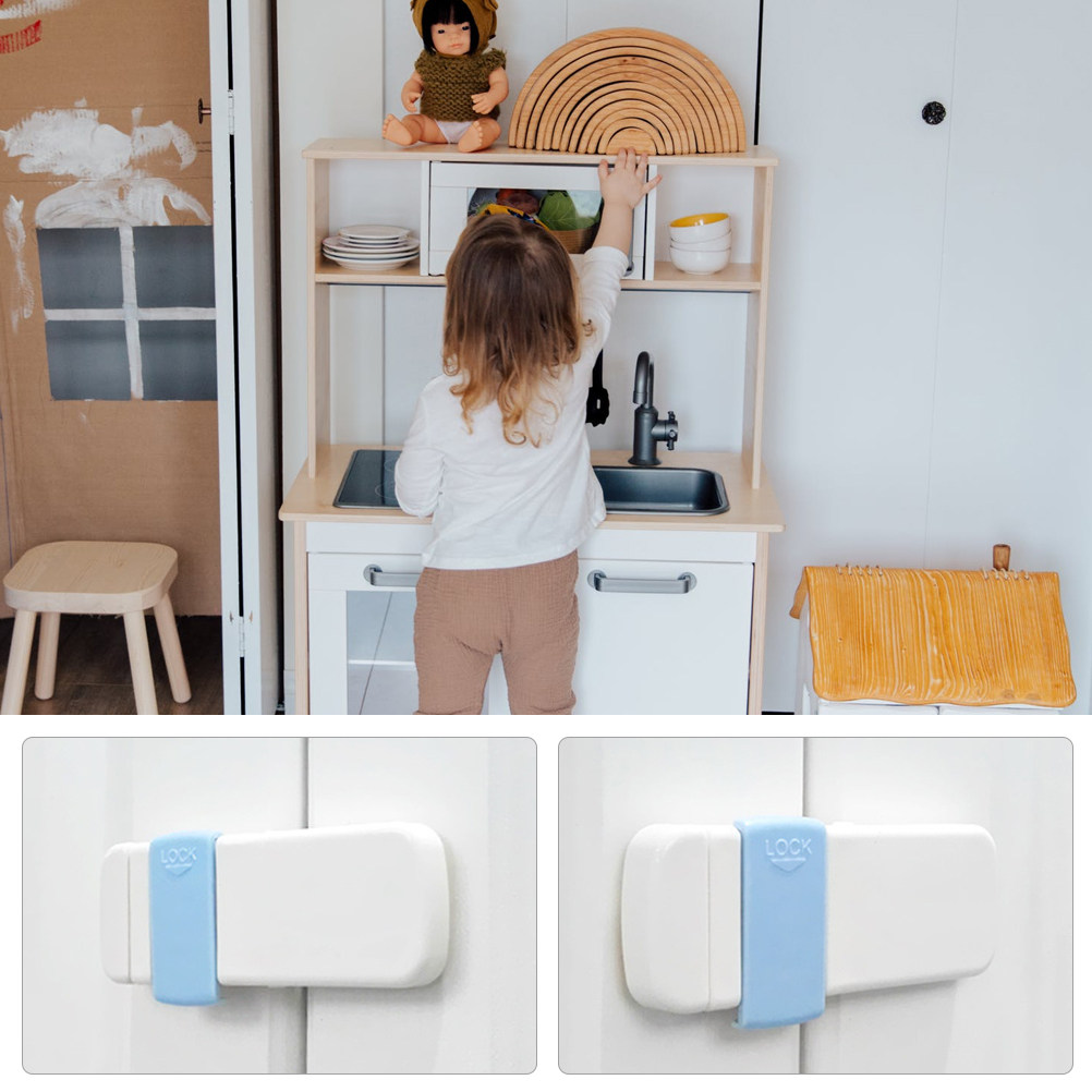 4Pcs Multifunctional Safety Lo - Medicine Cabinet Lock ulasan dan harga