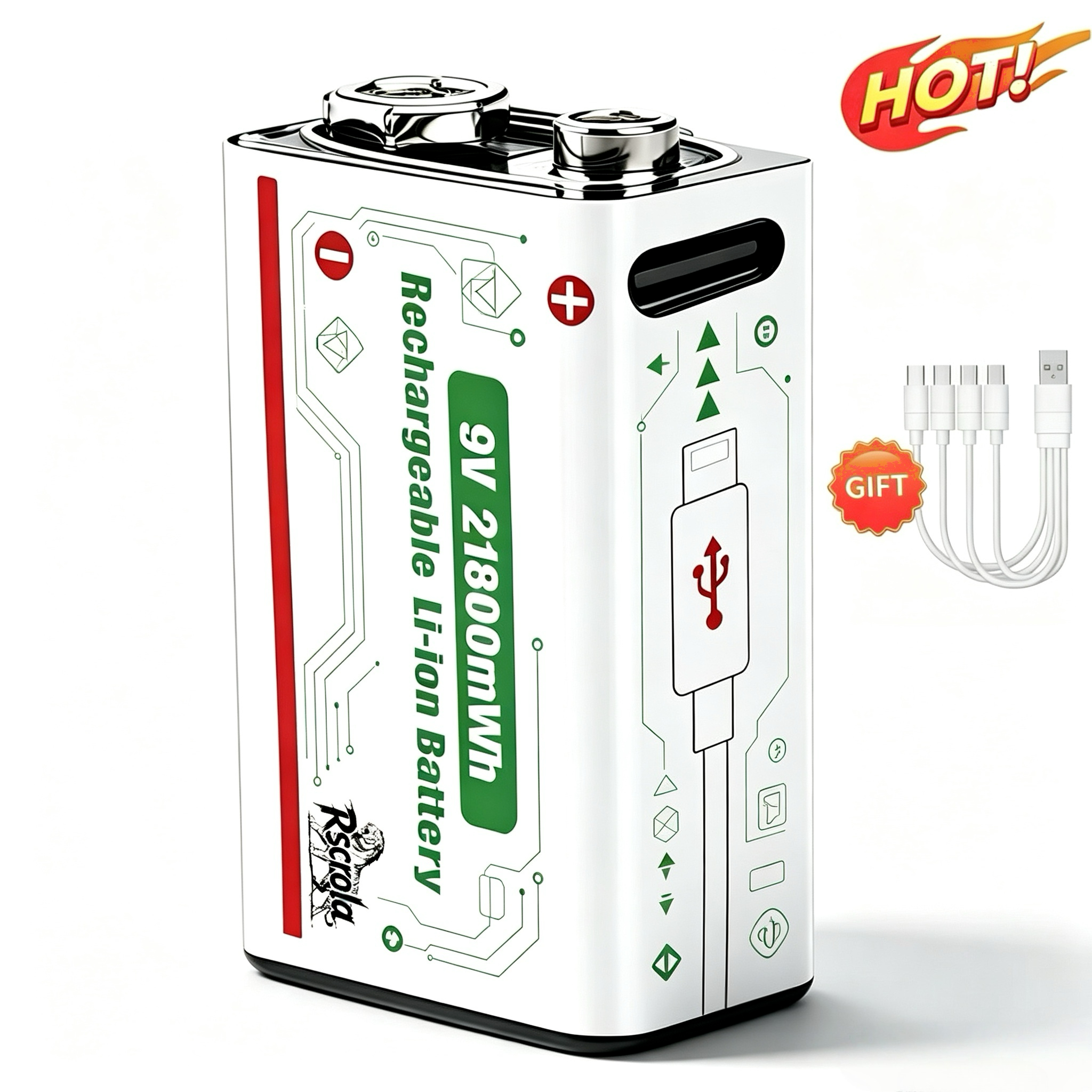 9V 21800mWh Rechargeable Lithi - Smoke Detector Interconnected ulasan dan harga