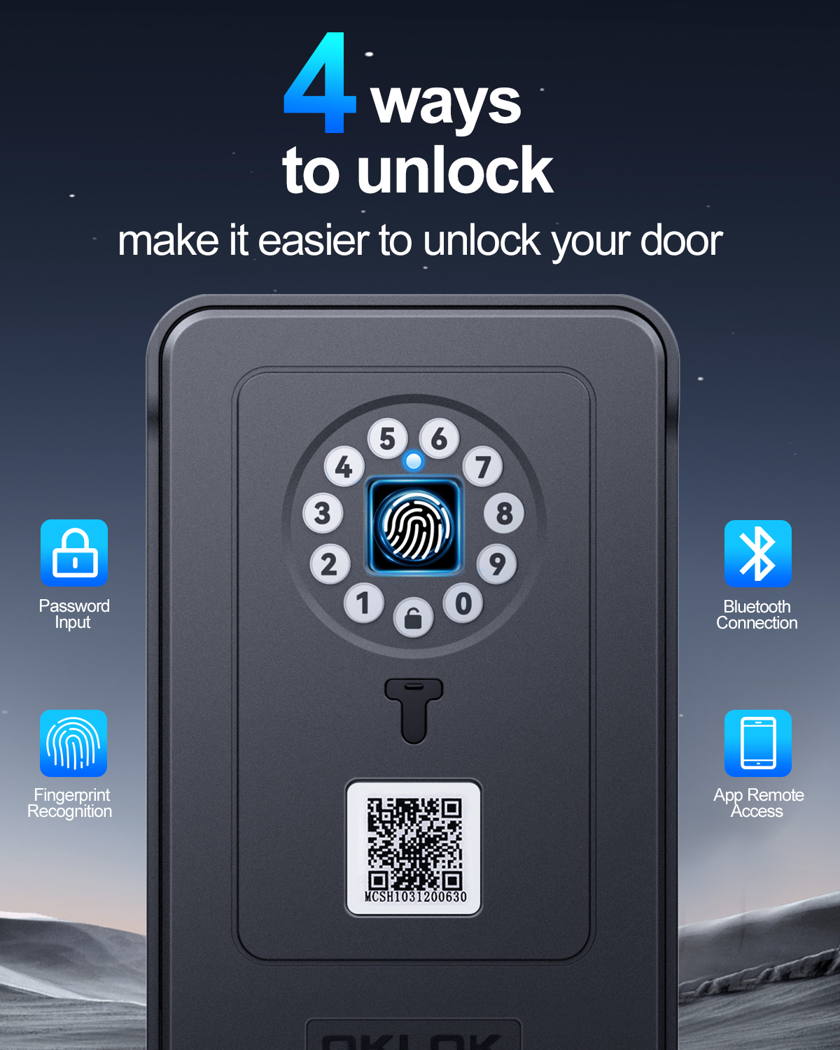 Wireless Smart lock Box Blueto - Lockbox Key Secure ulasan dan harga