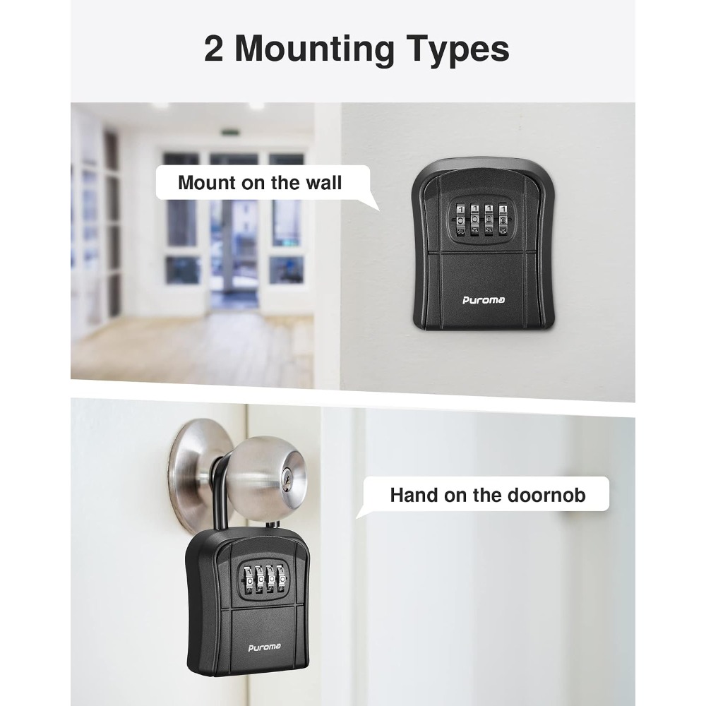 Key Lock Box, Portable Combina - Lockbox Key Secure ulasan dan harga