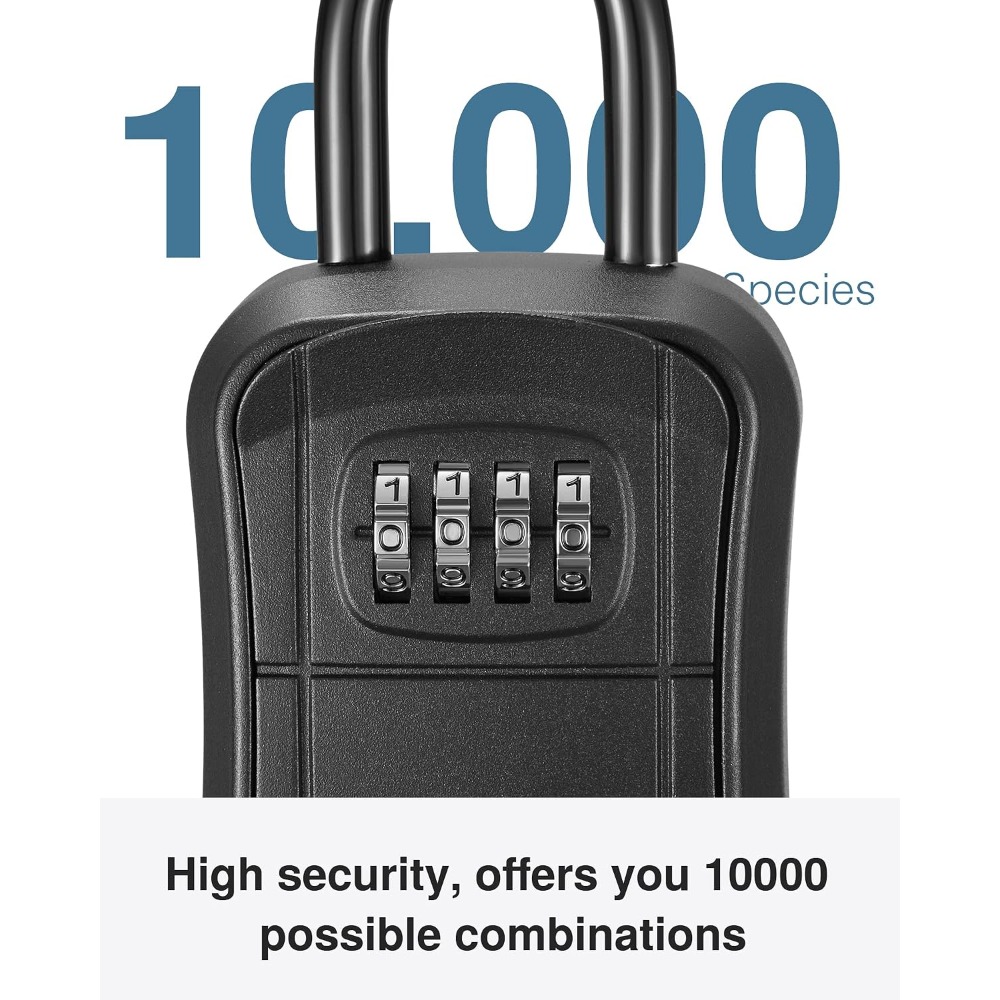 Key Lock Box, Portable Combina - Lockbox Key Secure ulasan dan harga