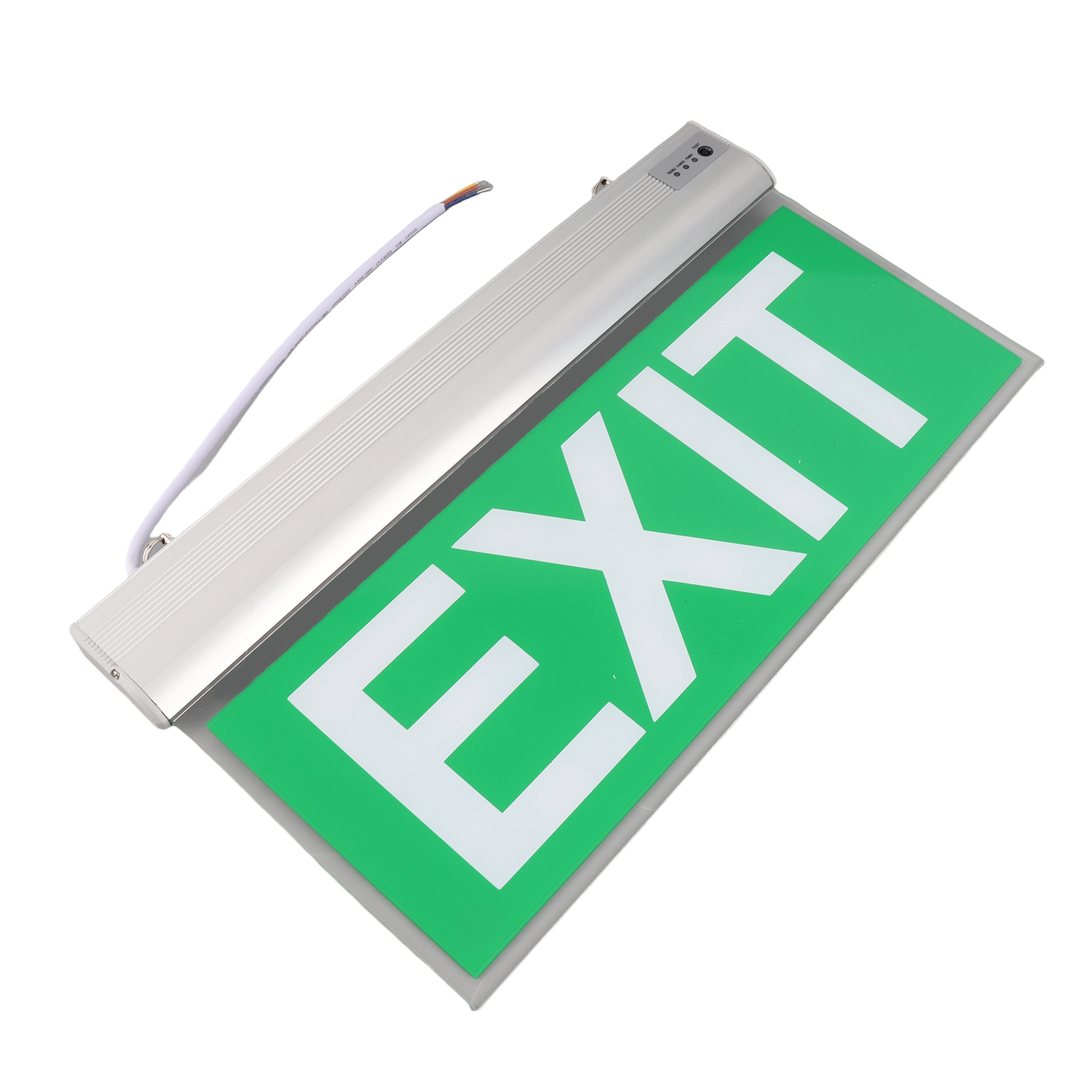110-220V 3W 12LED Acrylic Emer - Emergency Exit Sign ulasan dan harga