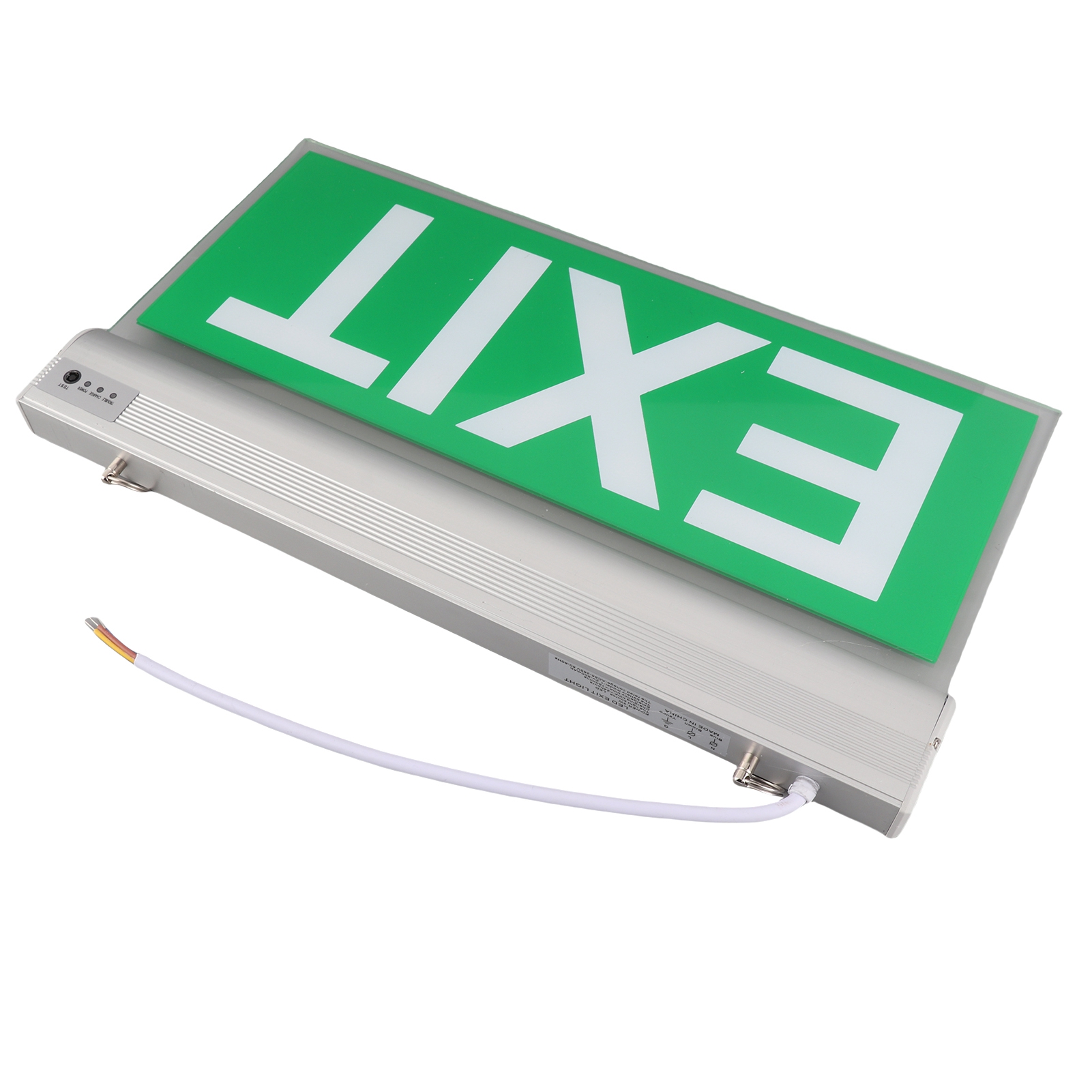 110-220V 3W 12LED Acrylic Emer - Emergency Exit Sign ulasan dan harga