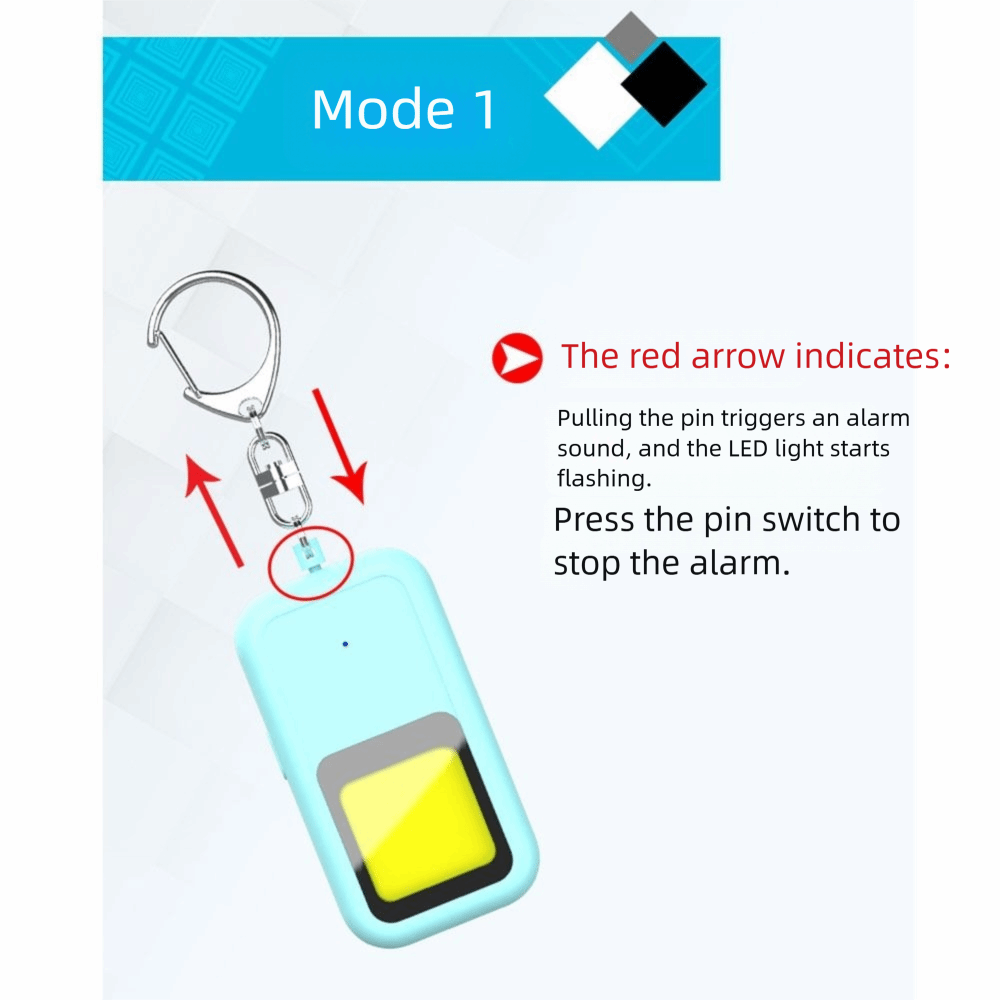 130 DB Safe Sound Personal Ala - Personal Alarm Keychain ulasan dan harga