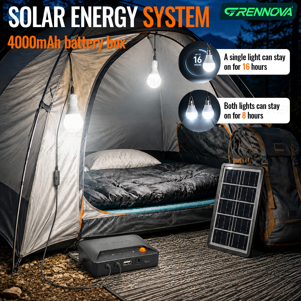 Grennova Portable Complete Sol - Power Outage Light ulasan dan harga