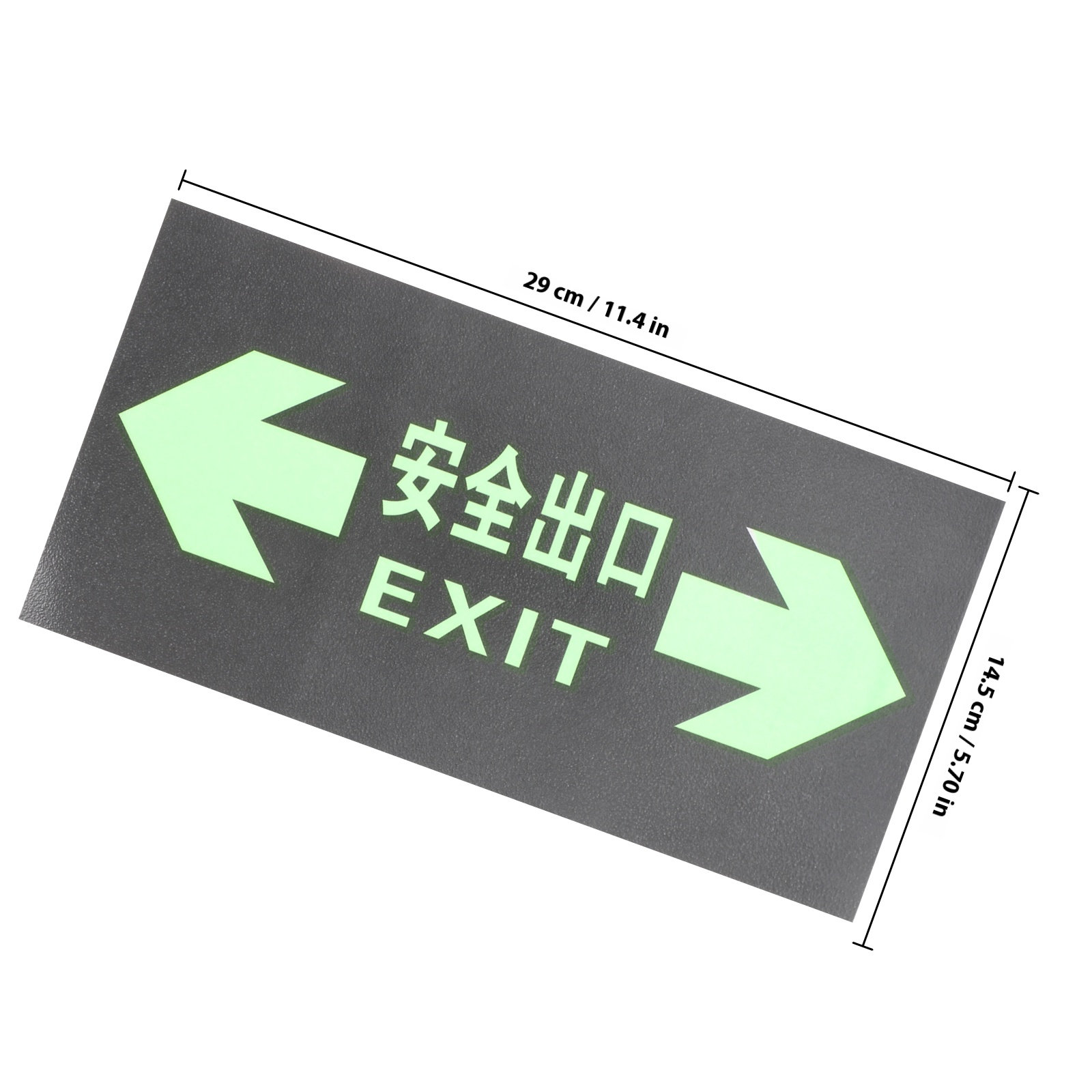 10Pcs Luminous Safety Exit Sig - Emergency Exit Sign ulasan dan harga