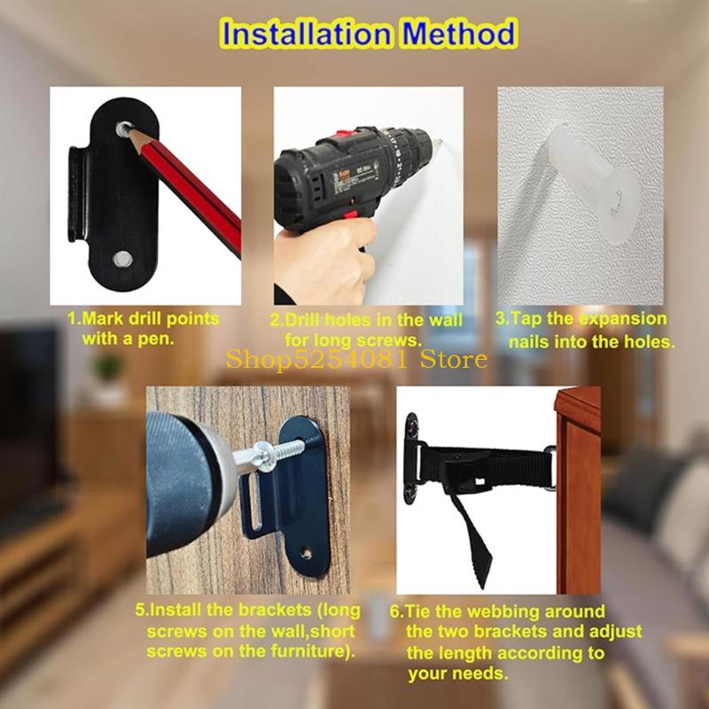 AXYC Anti Fall Stabilizing Str - Earthquake Anchor Strap ulasan dan harga