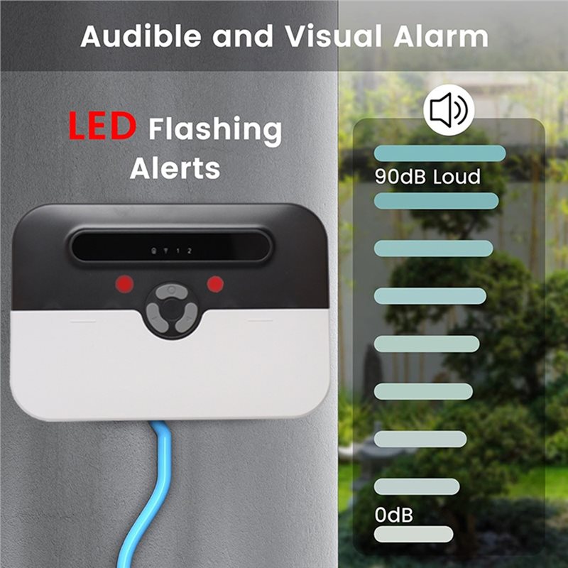 A05E-Smart Wifi Water Level Al - Water Alarm Sensor ulasan dan harga