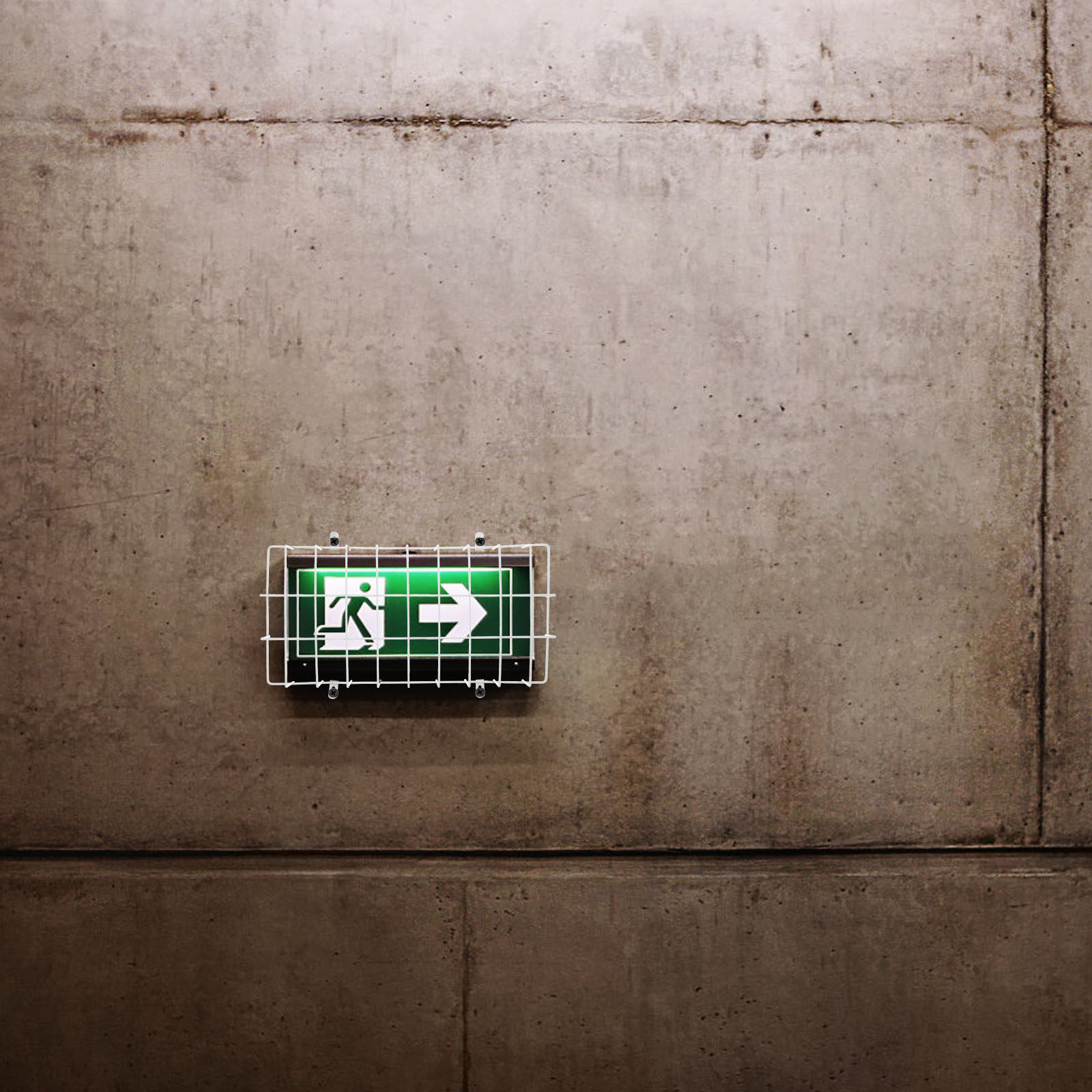 Exit Sign Wire Guard Stainless - Emergency Exit Sign ulasan dan harga