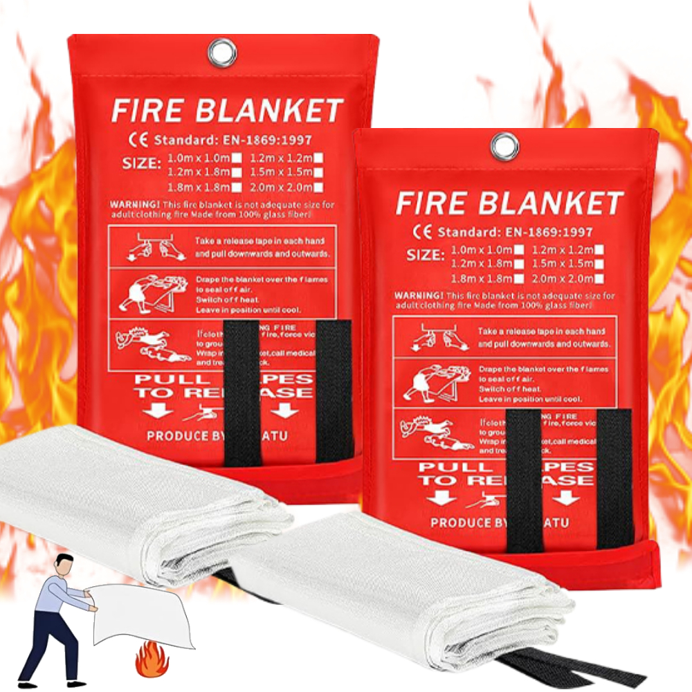 Fire Blanket 1/1.2/2M Easy & Q - Fire Blanket Kitchen ulasan dan harga