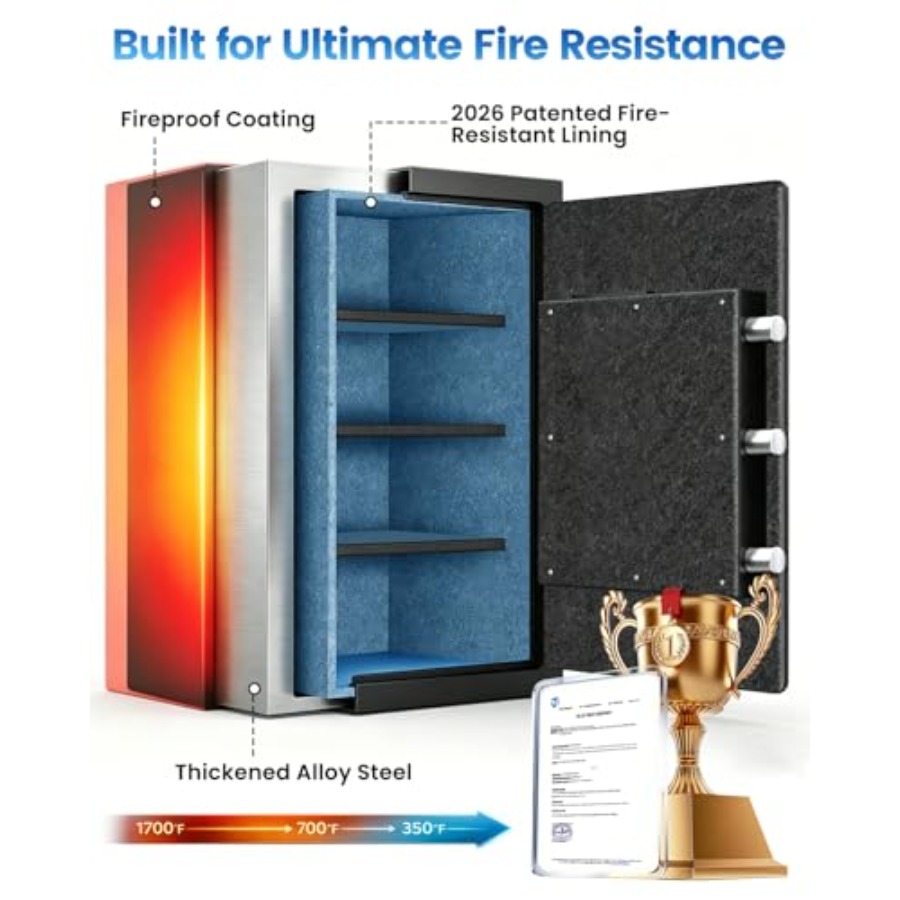 Home fireproof safe for docume - Fire Safe Document ulasan dan harga