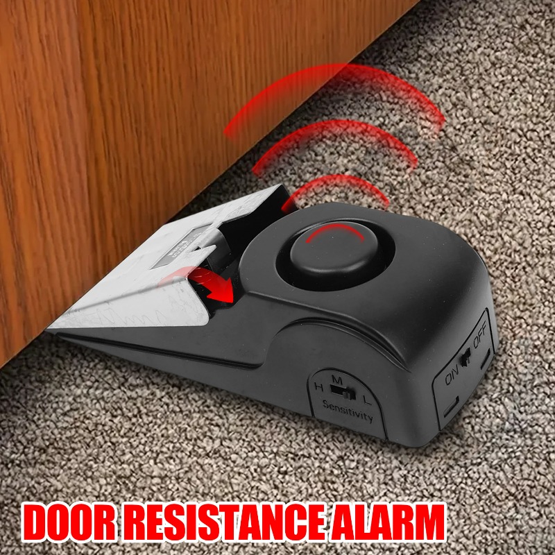 3/1Pcs Door Resistance Alarm W - Door Stop Alarm ulasan dan harga