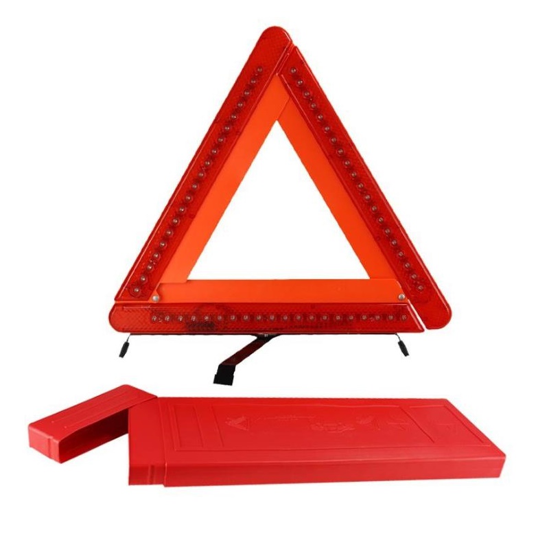 Foldable LED Warning Triangle  - Emergency Exit Sign ulasan dan harga