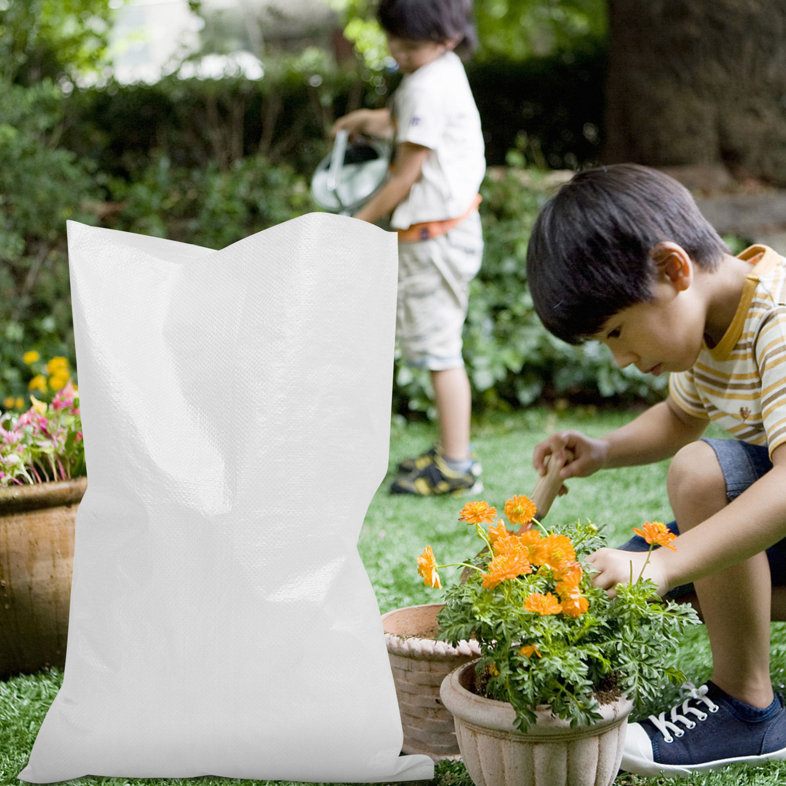 5Pcs Waterproof Woven Sandbags - Flood Barrier Bag ulasan dan harga