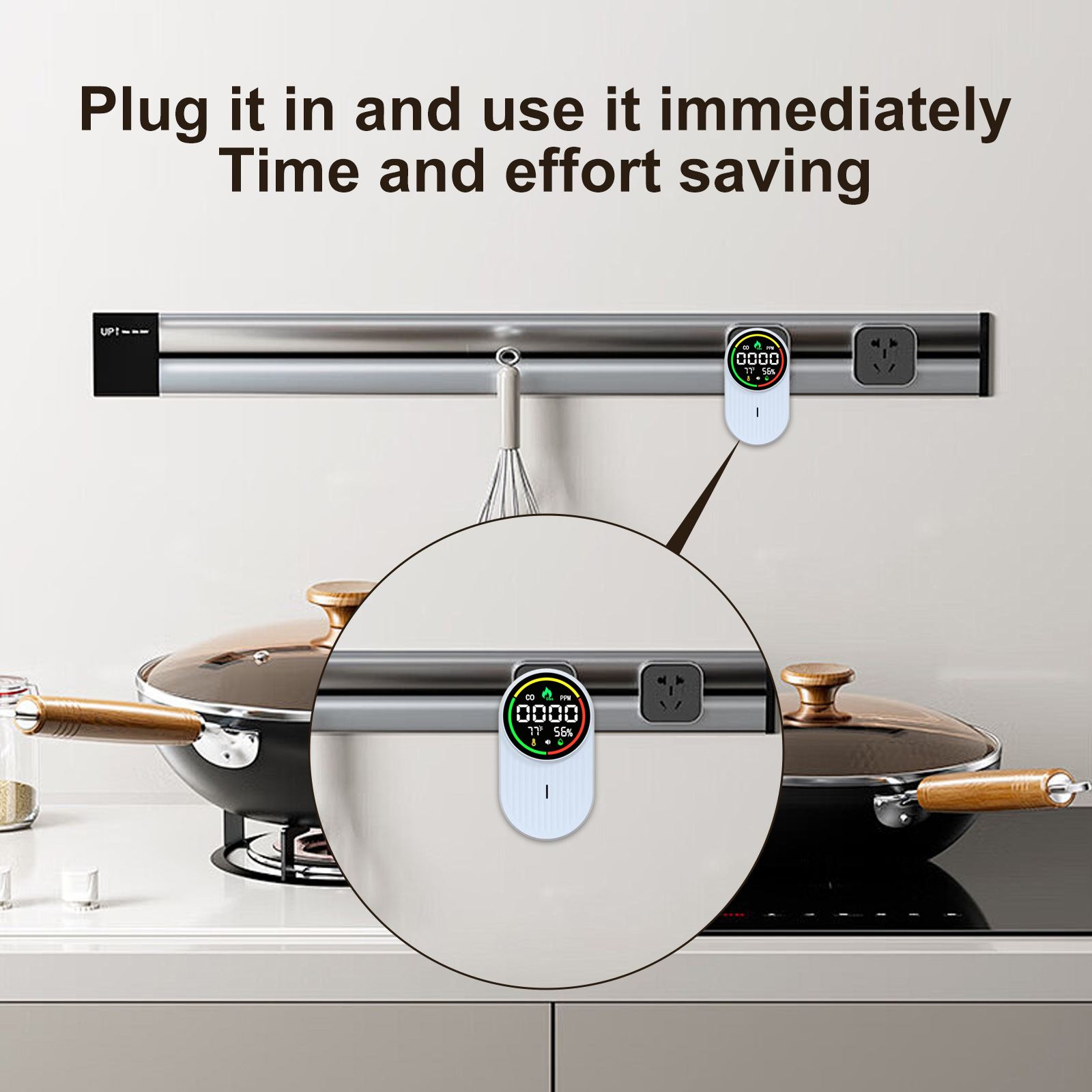 Carbon Monoxide Detector RV CO - Co Detector Plug ulasan dan harga