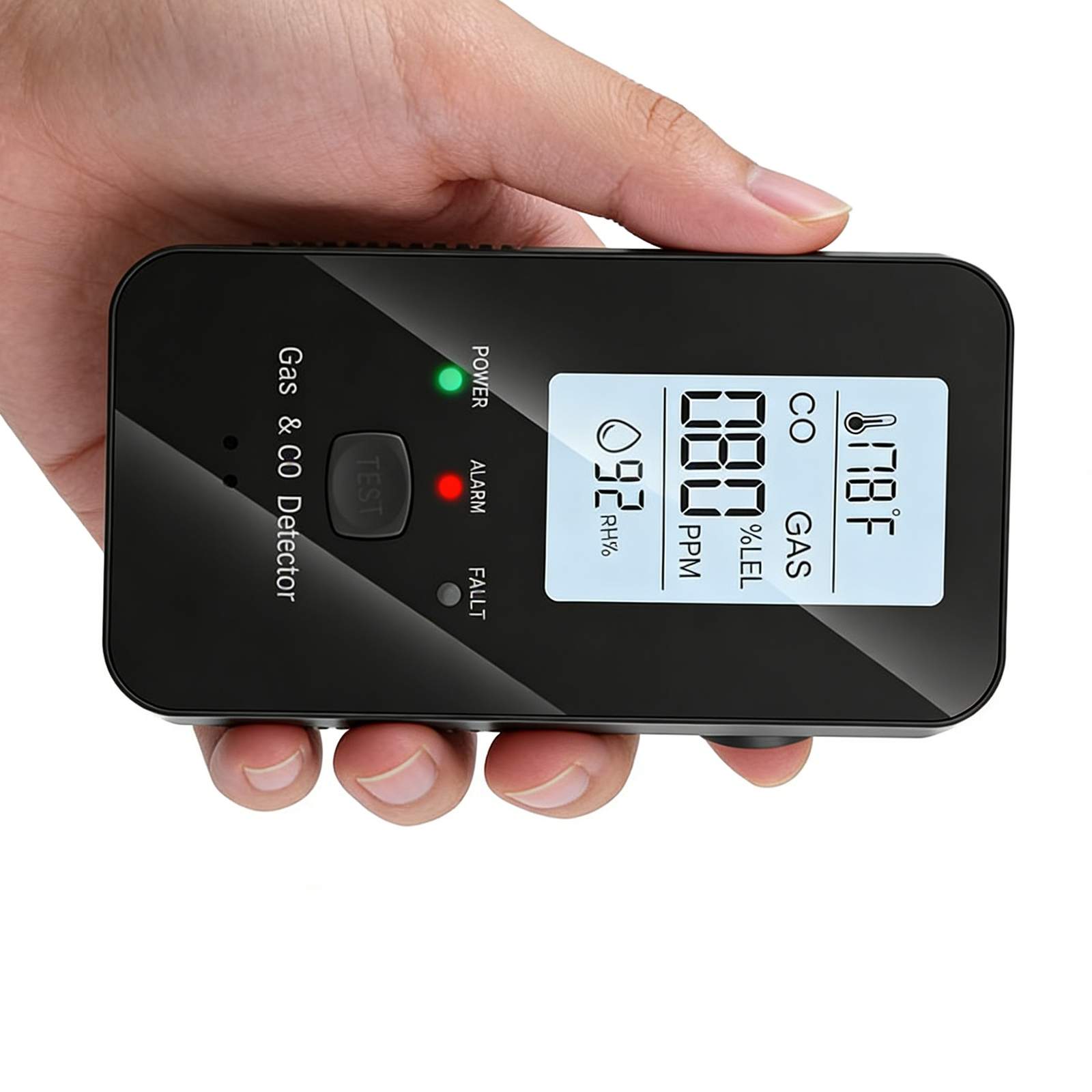 4-in-1 Gas & Carbon Monoxide D - Co Detector Plug ulasan dan harga
