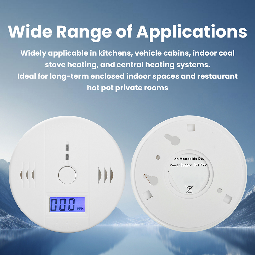 Battery Powered Carbon Monoxid - Smoke Detector Interconnected ulasan dan harga