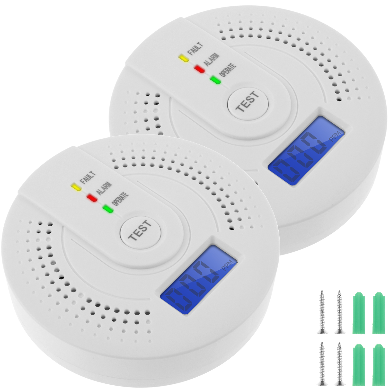 Independent CO Alarm Sensor Ca - Smoke Detector Interconnected ulasan dan harga
