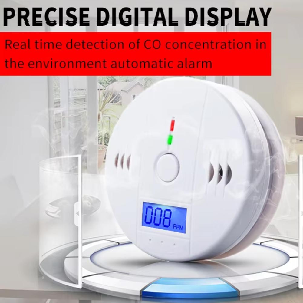 Household Carbon Monoxide Alar - Smoke Detector Interconnected ulasan dan harga
