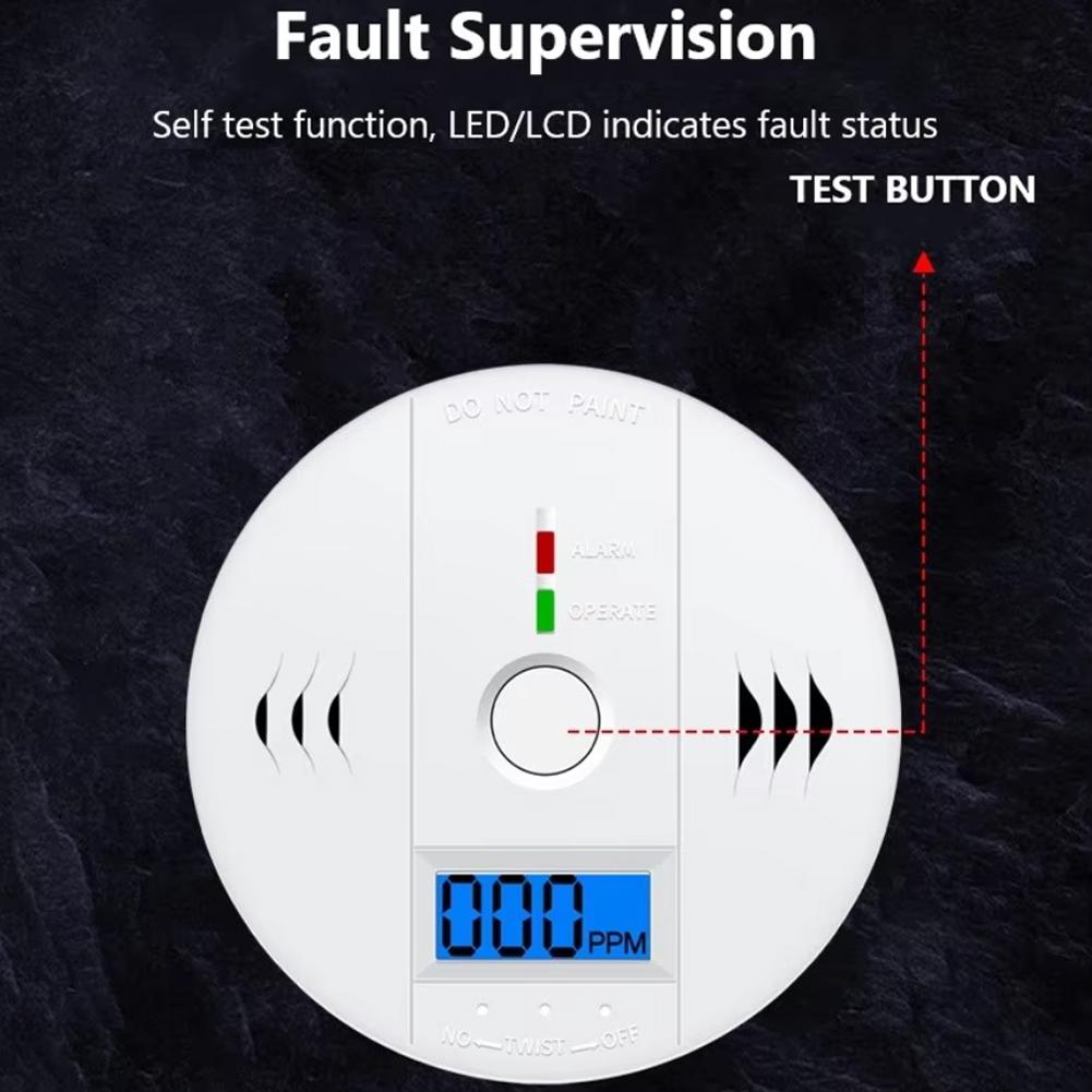 Household Carbon Monoxide Alar - Smoke Detector Interconnected ulasan dan harga